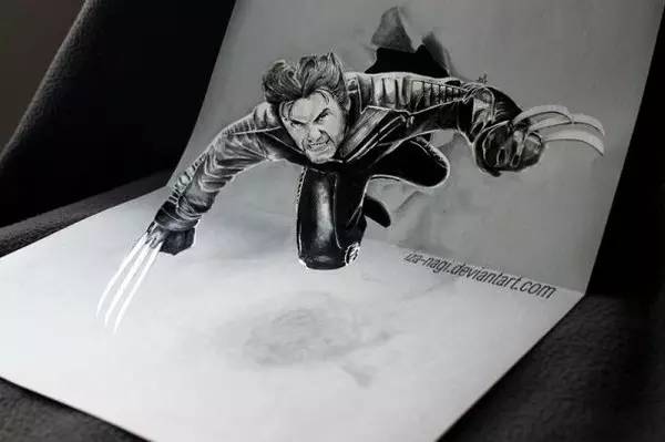 黑暗3d绘画作品,不敢相信眼睛的3d画