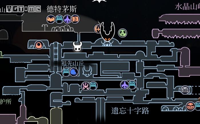 空洞骑士首次怎么去遗忘十字路,空洞骑士遗忘十字路猪头