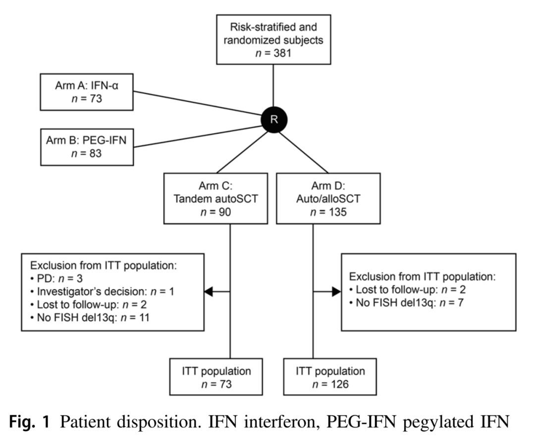 自体移植后异基因移植可显著延长del,13qMM患者的PFS