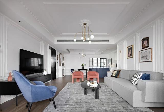 120平中古法式浪漫优雅三室,162平中式轻奢风格