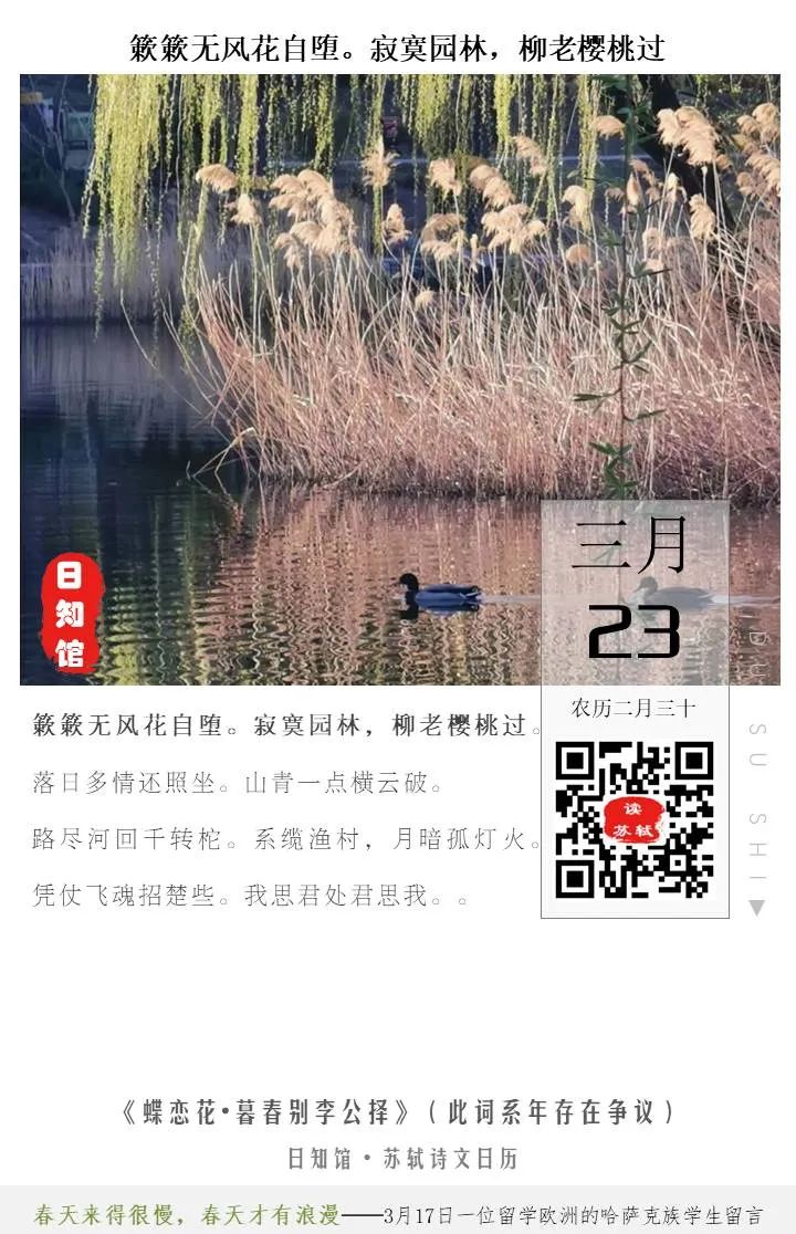 簌簌无风花自堕怎么读,簌簌无风