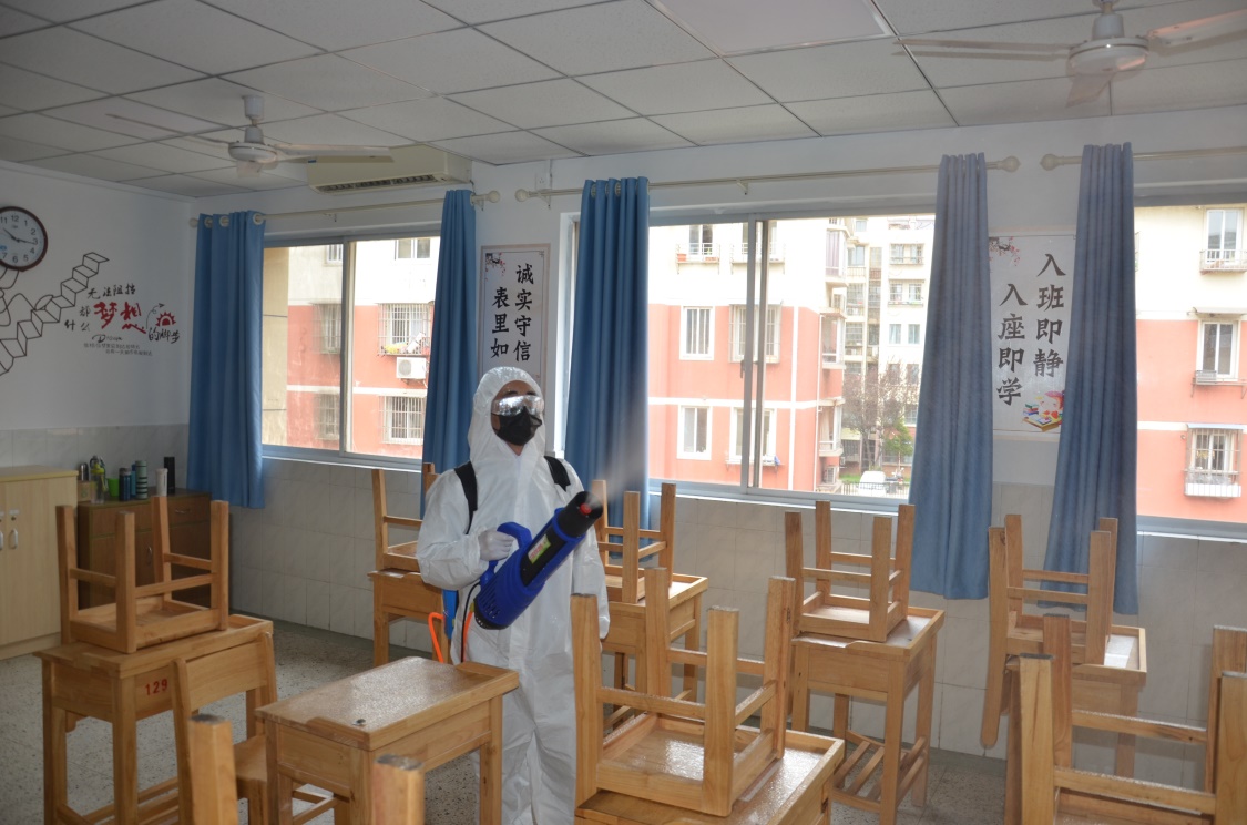 苏宁帮客走进建宁中学,专业消杀助南京15所中学健康复课