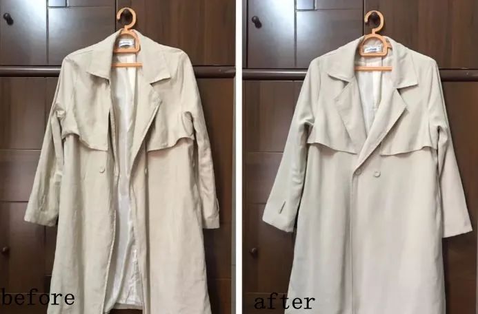 换季衣服皱巴怎么办？可以折叠的手持挂烫机1分钟熨平旧衣，一机两用，连除螨仪都省了