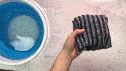 日式碳纤维洗澡巾,日系竹炭搓澡巾