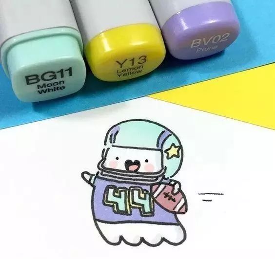 好看又简单的简笔画马克笔,可爱简单的马克笔简笔画