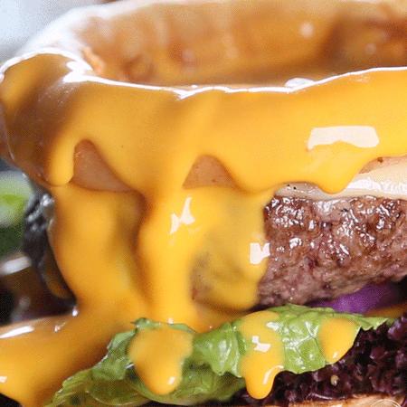 四层芝士堡,爆浆珍珠芝士堡