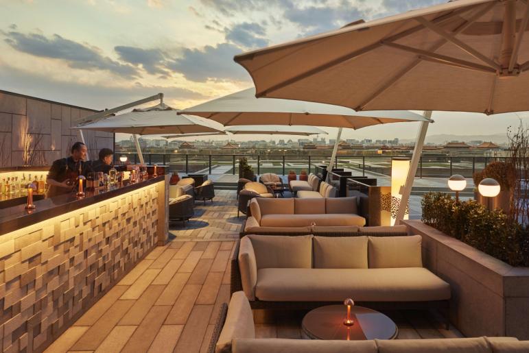 北京十大酒店露台,北京带有露台的酒店