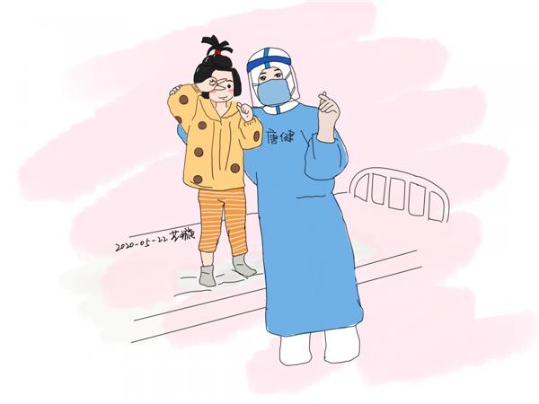 火神山雷神山抗疫手抄报,雷神山医院logo手绘