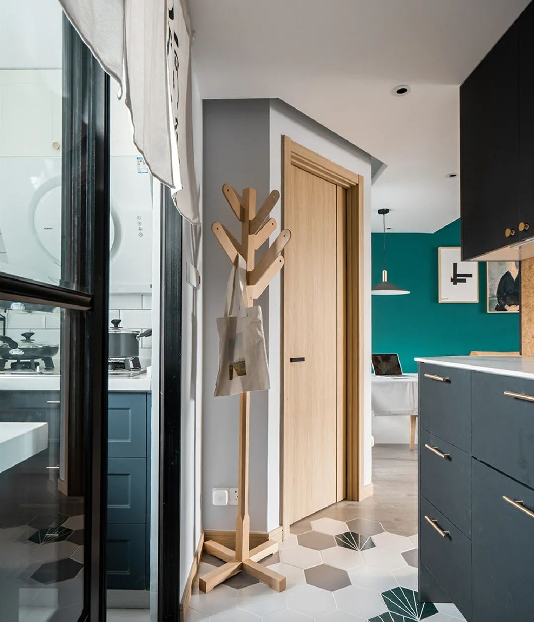 39平手枪房户型设计,双阳台手枪型三房如何改成四房