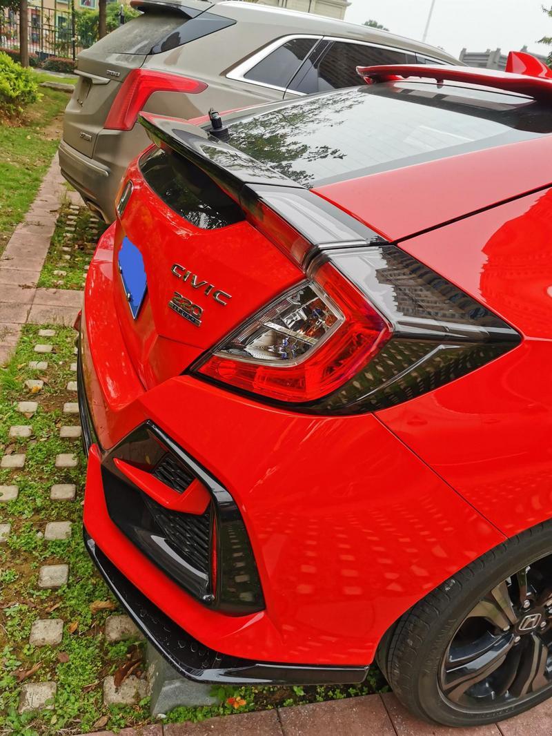 红色思域两厢版2020,红色思域很好看