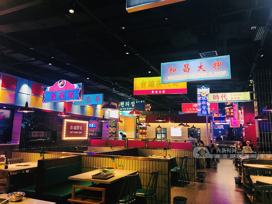 广东港风复古店铺,南宁复古港风视频