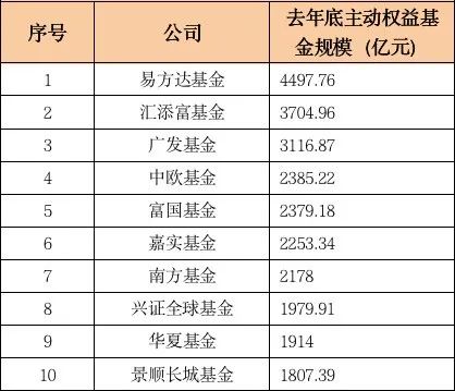 最新十大基金重仓股,重仓股大洗牌顶流基金公司
