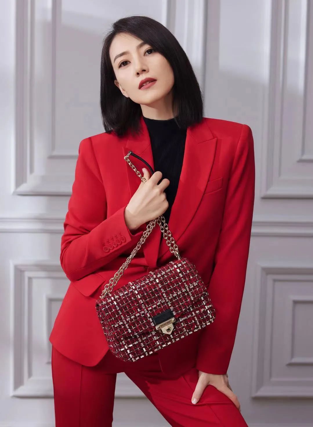 高圆圆的大气端庄堪称完美,高圆圆惊艳造型亮相上海