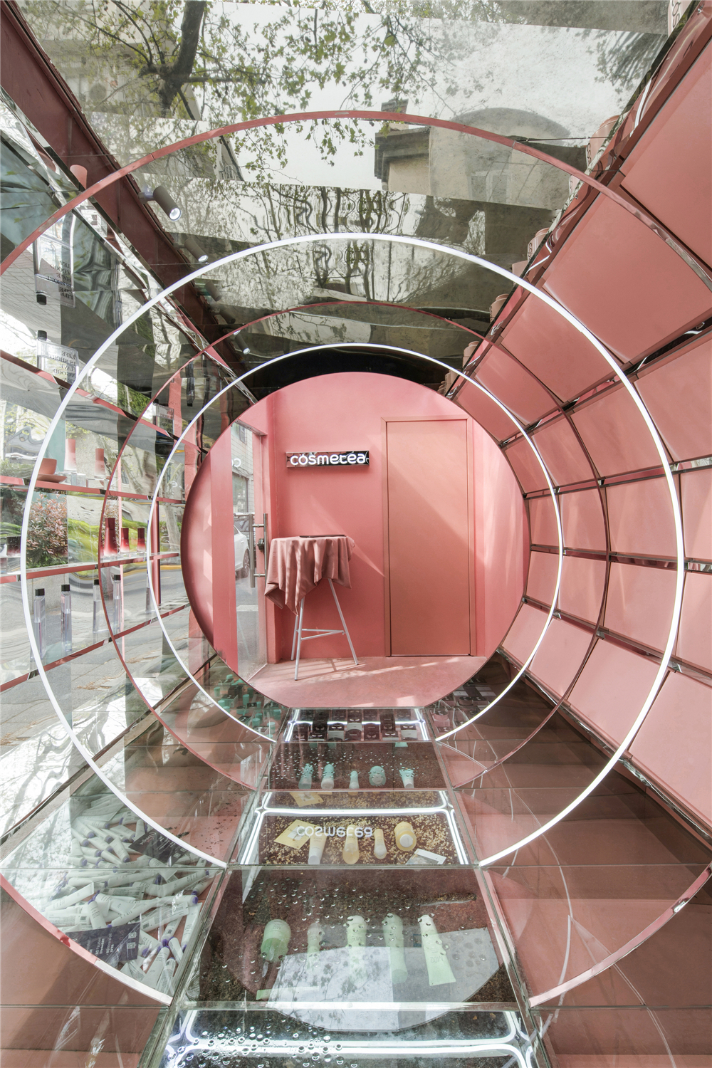奈时设计NaxArchitects|Cosmetea快闪店，上海愚园路