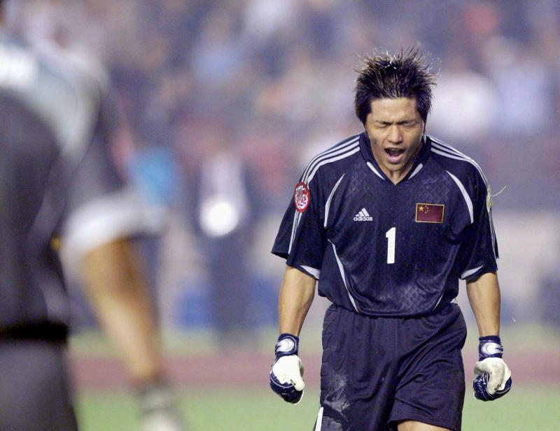 中国足球名将刘云飞,国足巅峰时刻刘云飞