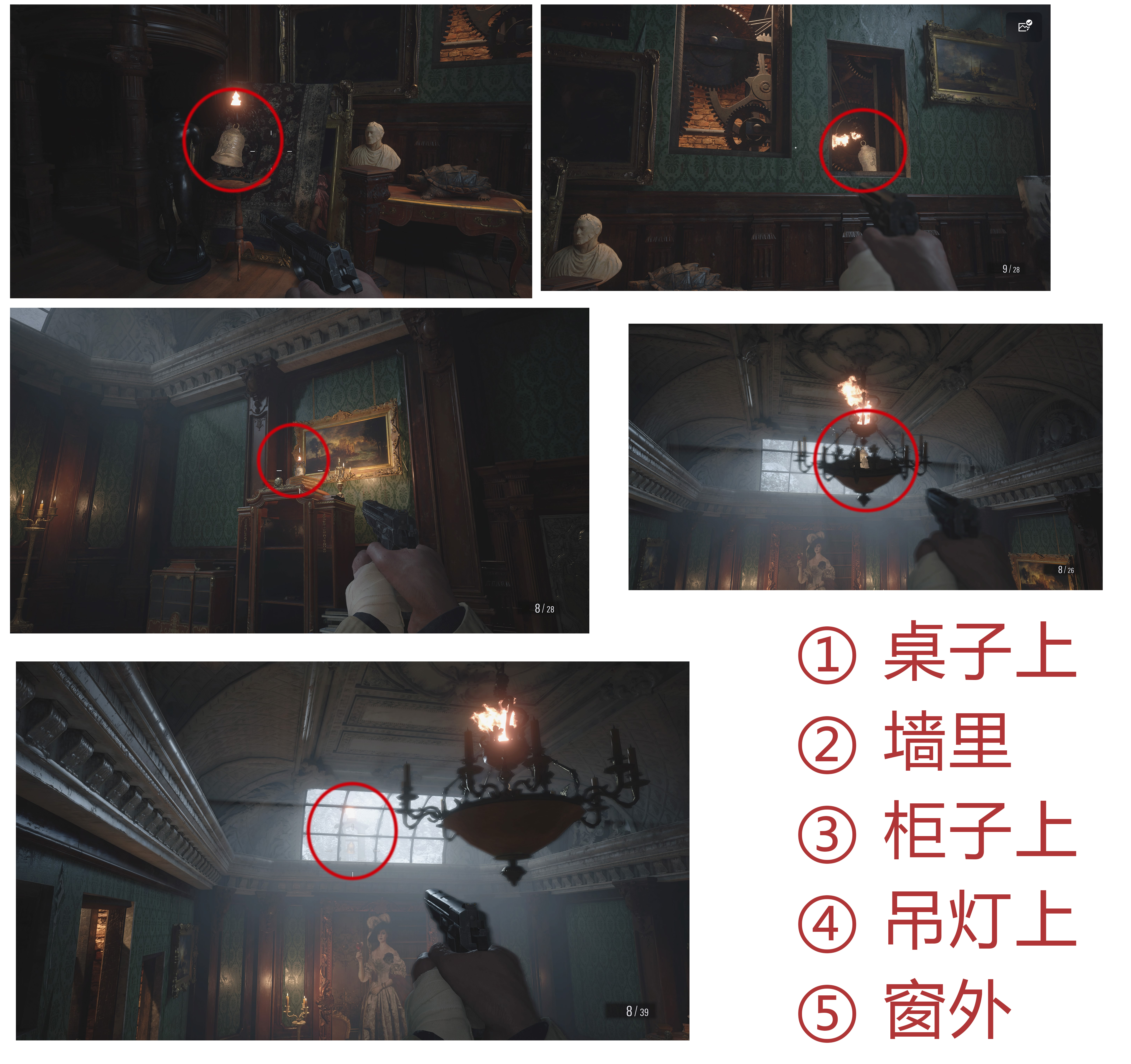 生化危机8村庄全收集攻略,生化危机8村庄流程攻略完整版