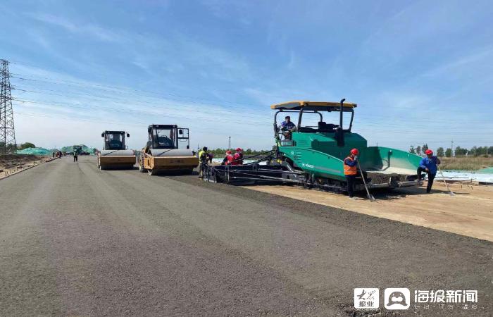 东营市河口区兴河大道建设项目,河口区项目破土而出建设热潮涌动