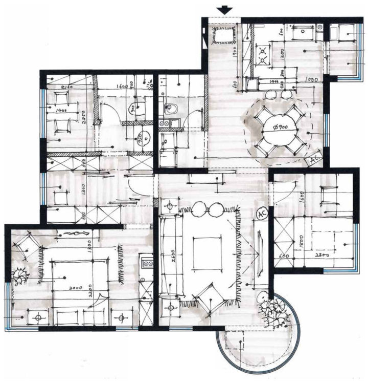 十米卫生间设计,厕所层高2米怎么设计