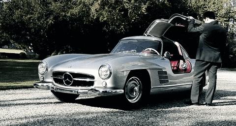 奔驰s300经典,带海鸥翼的奔驰300sl