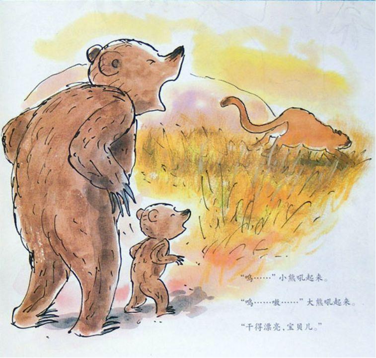 绘本小熊和最好的爸爸聚会,绘本故事小熊和最好的爸爸