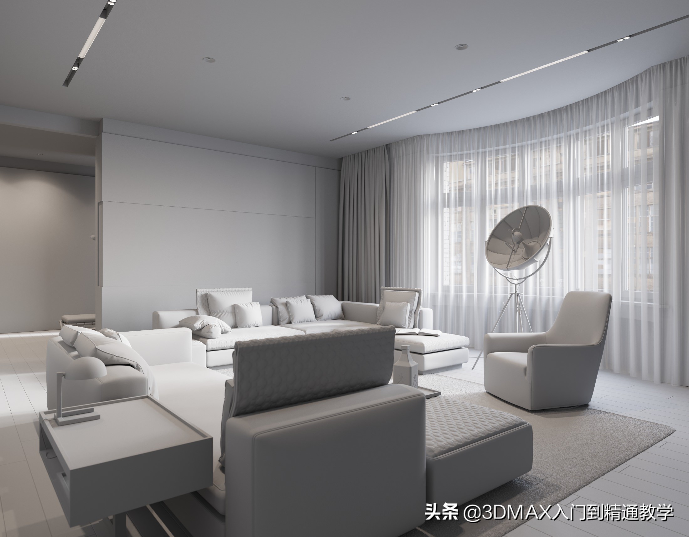 那些好看的效果图是怎么做的,耗时56小时才完成作品