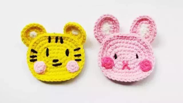 钩针钩的十二生肖图解,十二生肖钩针图解