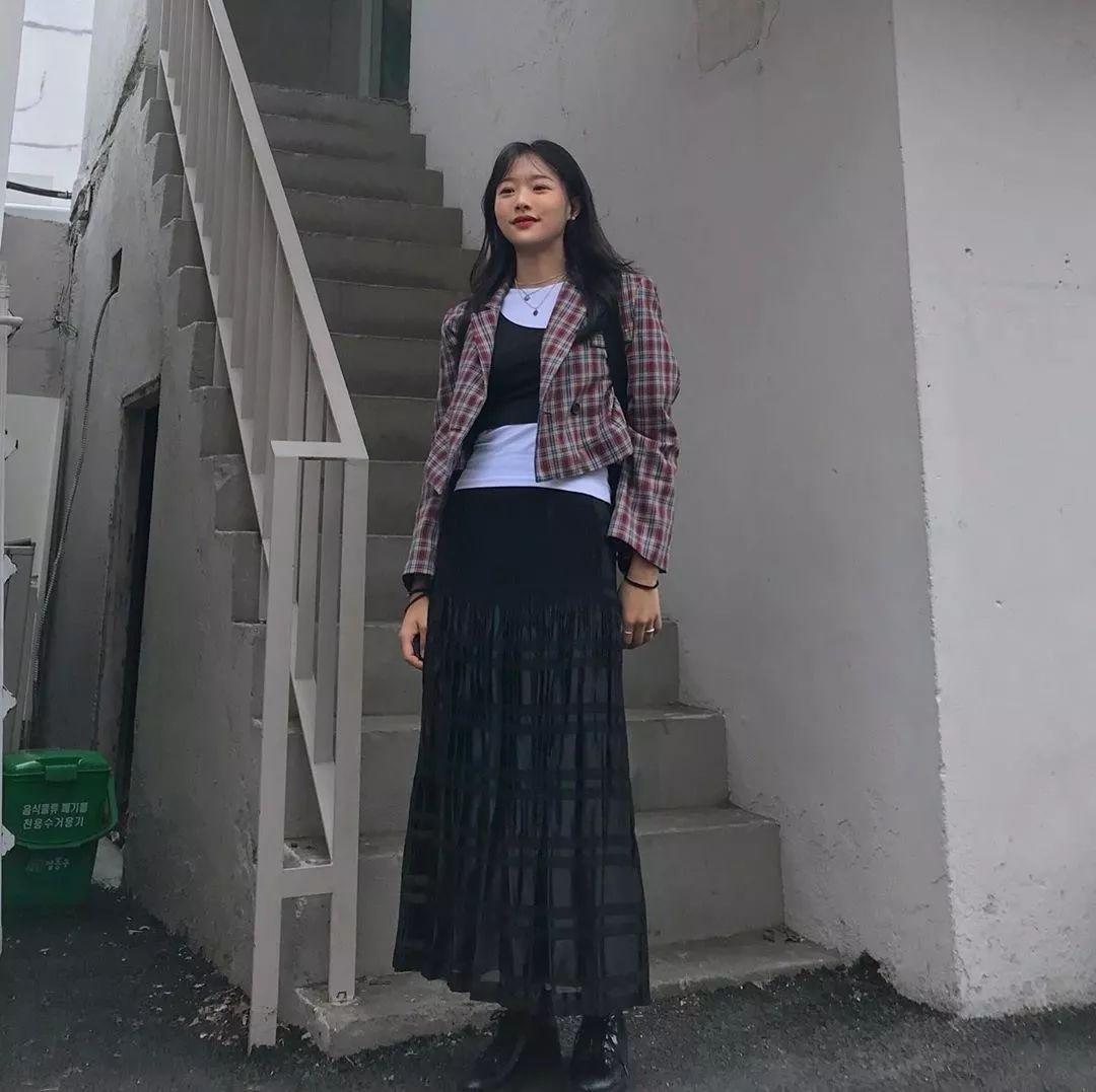 ins韩国温柔穿搭冬季裤子,韩国ins风穿搭女生高级感