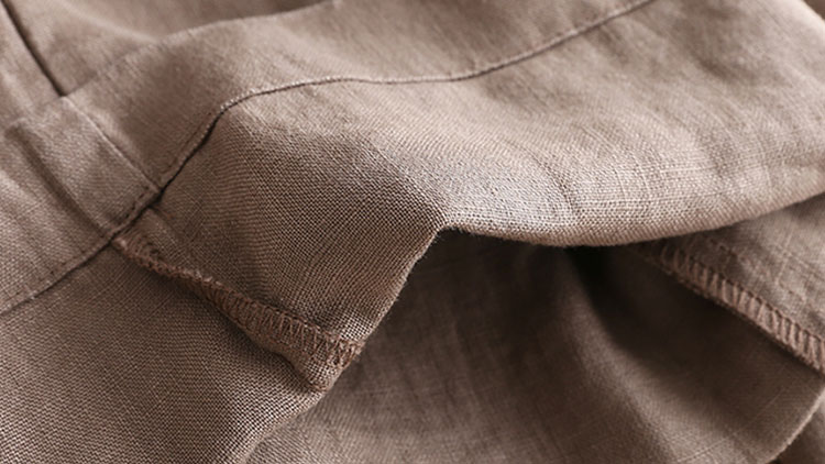 亚麻垂感显瘦阔腿裤,新款亚麻显瘦高腰阔腿裤