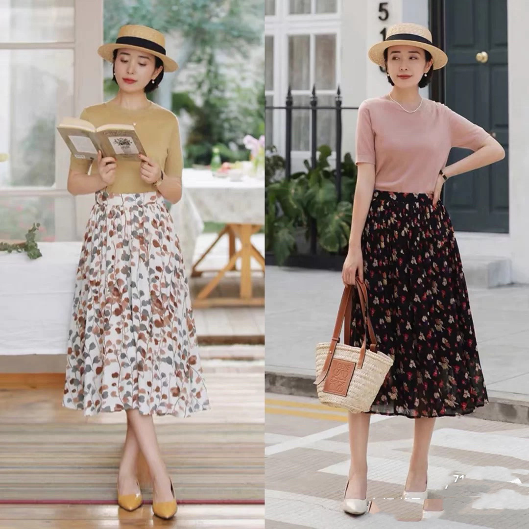 腿粗屁股大半身裙小个子150秋季,150矮个子格子半身裙搭黑色呢子