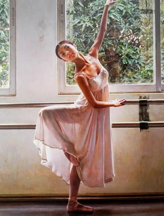 他偷看老婆同事跳舞25年，画下这曼妙的人体油画，还卖了1200万