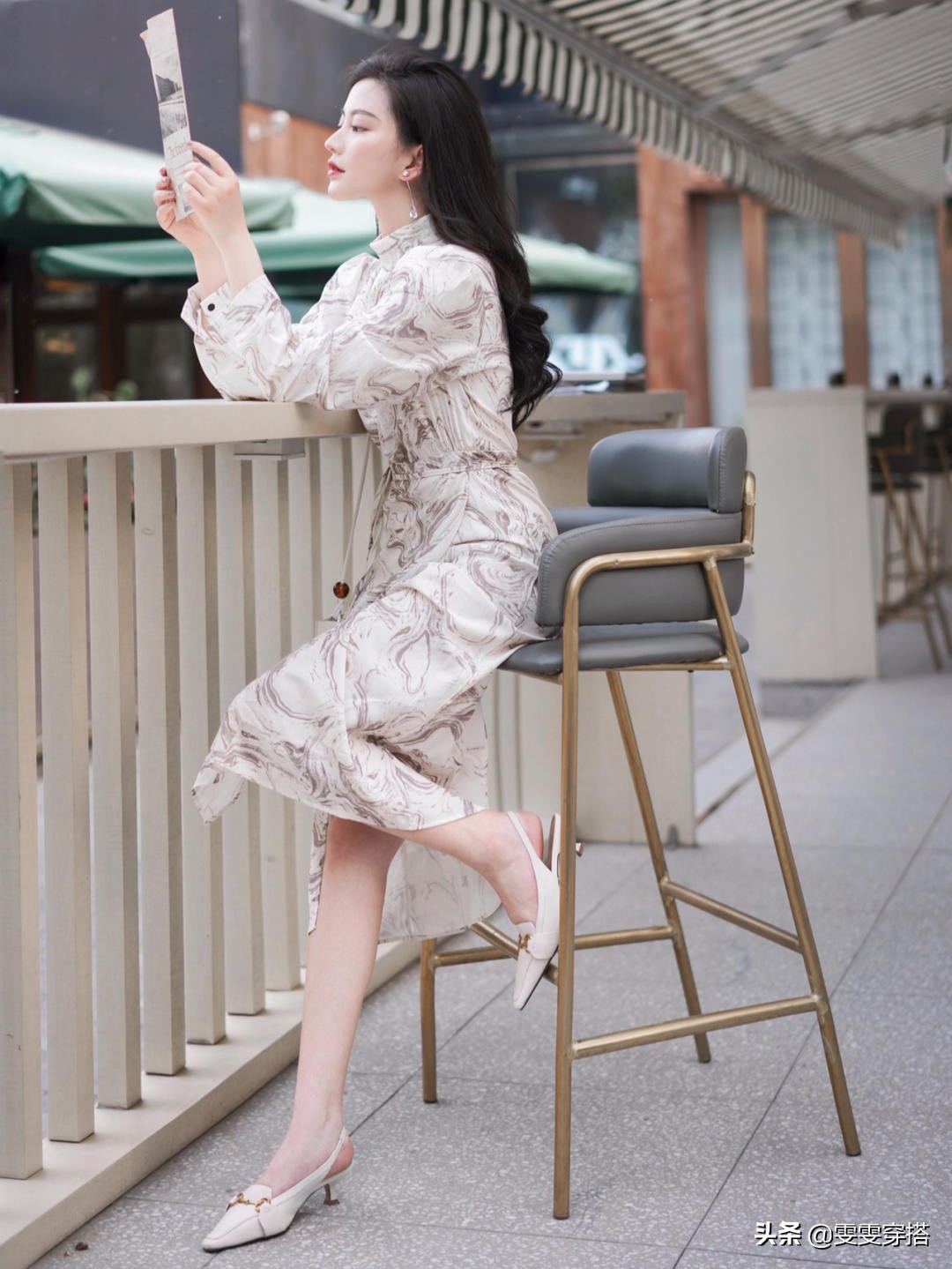 初夏复古风穿搭,打造夏日法式优雅look