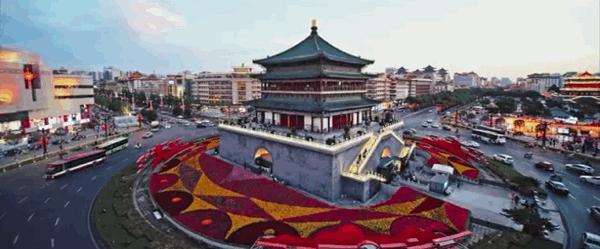 换个角度看西安，航拍建筑太震撼