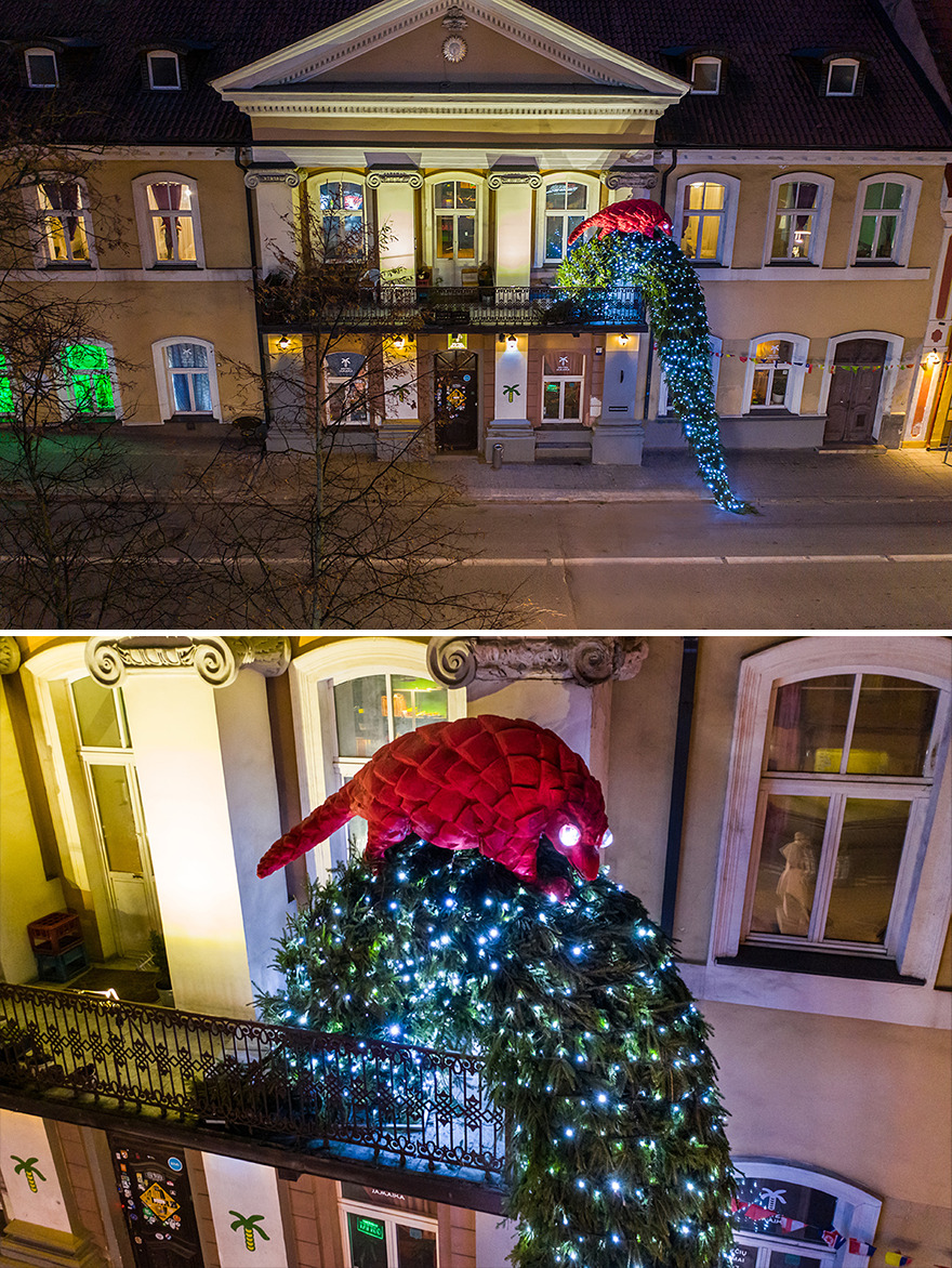 圣诞创意装饰,100种创意圣诞墙壁装饰