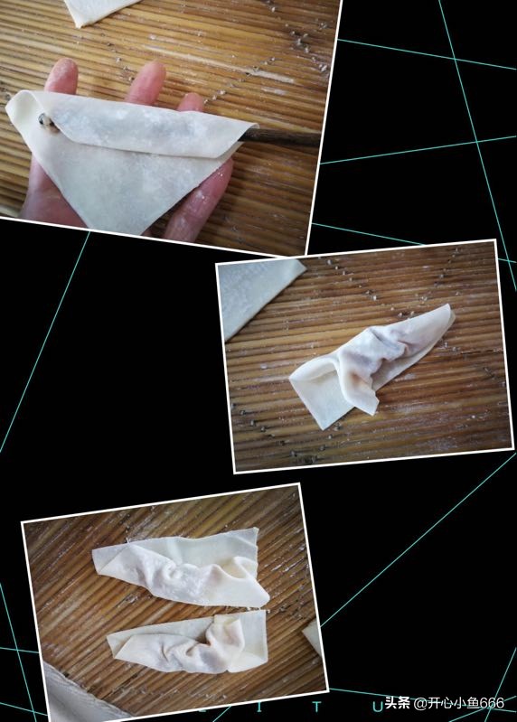 馄饨这样包大人孩子都喜欢吃,馄饨怎么包又好又快