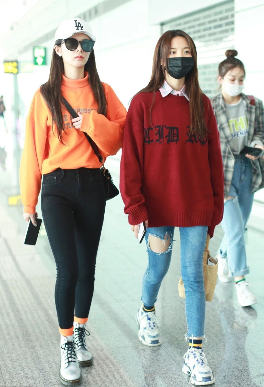 机场女王杨幂,机场女王戚薇杨幂