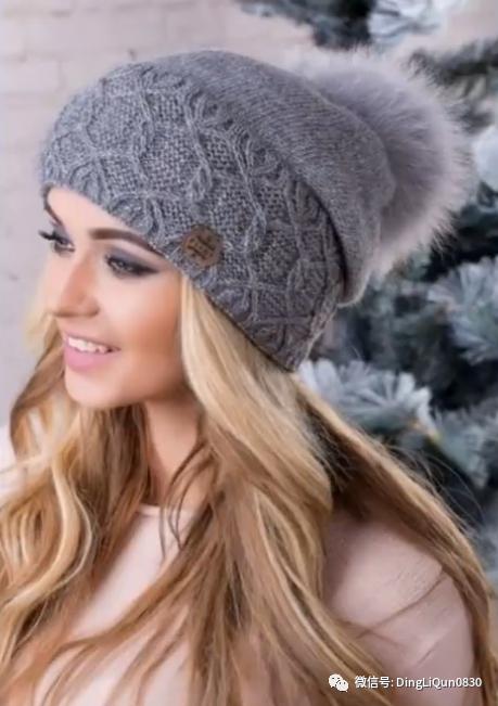针织帽子简单款好看的,纯手工针织年轻人戴的帽子教程