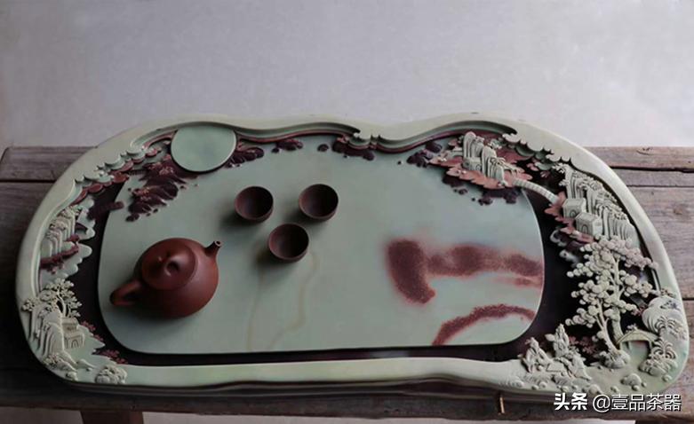 茶器金蟾吐雾茶盘,茶具茶盘茶器区别