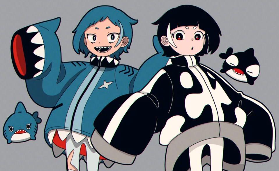 可爱的卡通动物拟人,画风精致的动物拟人化