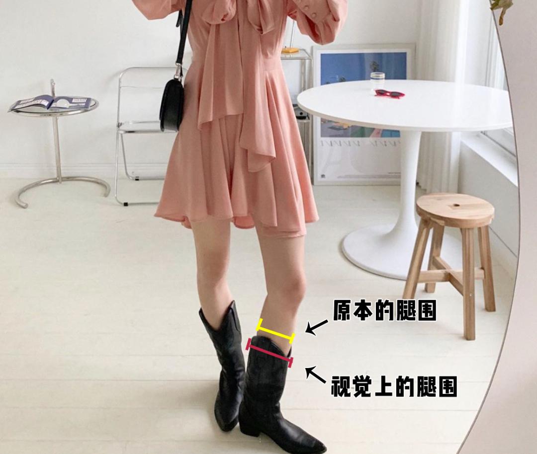 马丁靴冬天裤子,马丁靴长筒秋冬过膝搭配示范