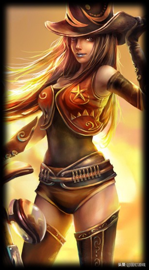 英雄联盟全皮肤鉴赏,英雄联盟皮城女警凯特琳高清图片