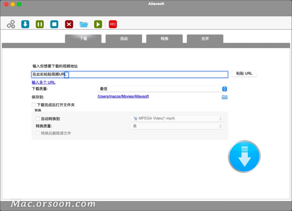 AllavsoftforMac,Mac视频*载下**器中文版