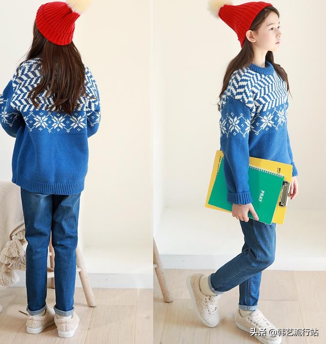 又潮又酷韩版黑色毛衣儿童版,男童冬季韩版百搭毛衣