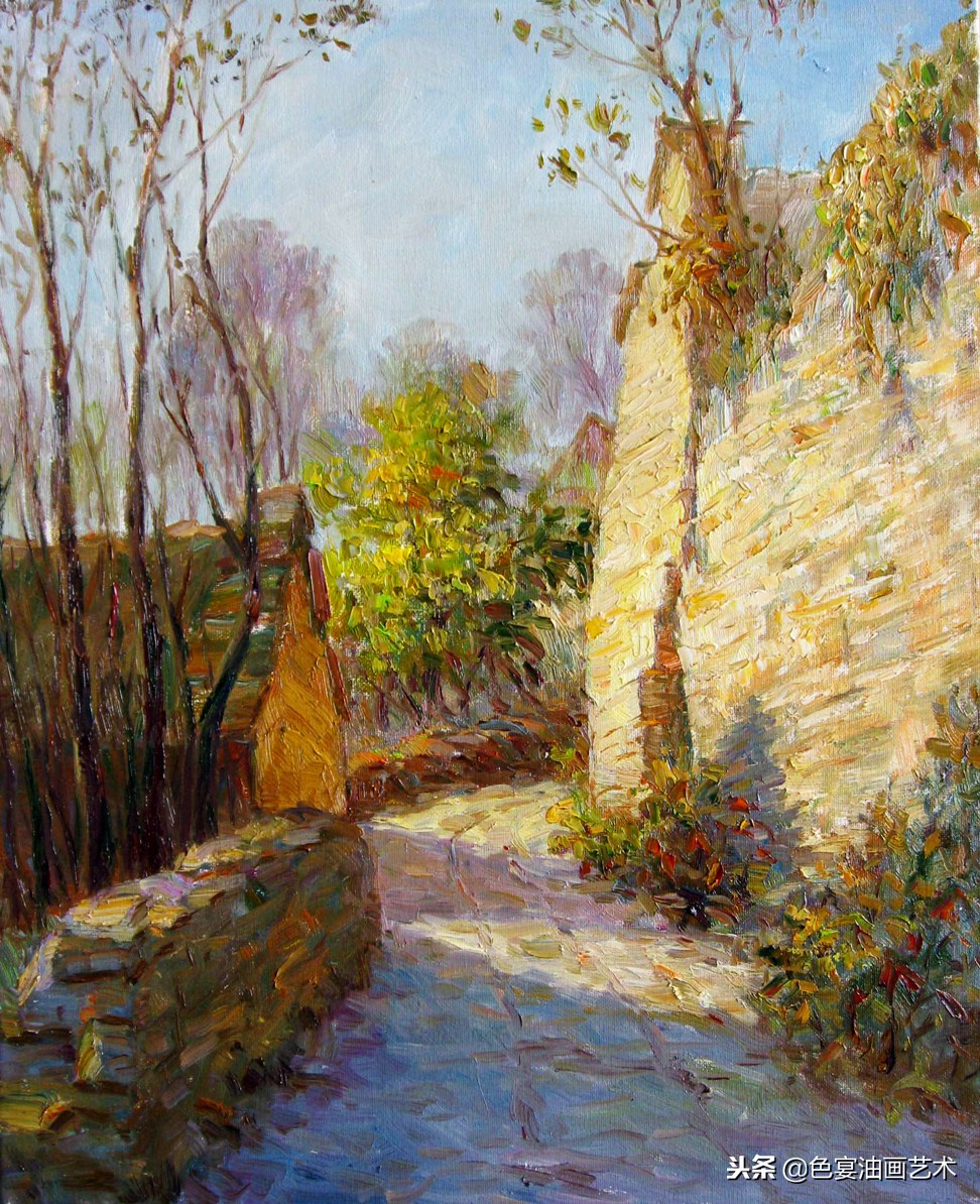 俄罗斯油画大师风景油画教程视频,油画大师油画风景创作教学视频