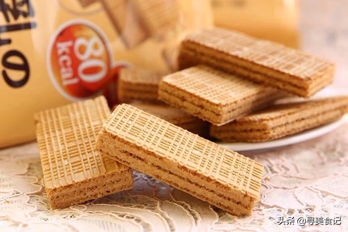 巧克力威化饼嘎嘣脆,网红威化饼