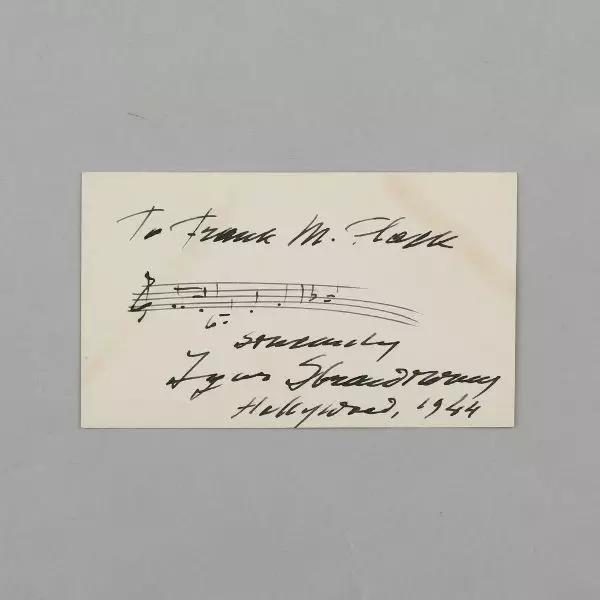 二月月拍丨外国名人手迹专场精赏