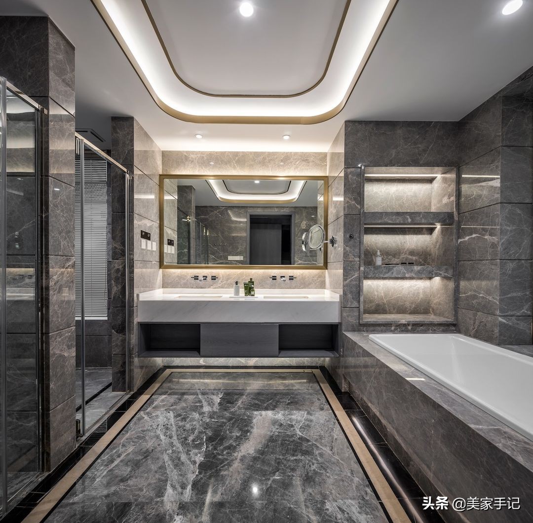 高级黑白灰风格小户型,三室一厅黑白灰装修效果中户