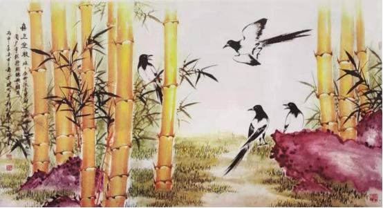 金竹画名家,柴寿武金竹国画技法