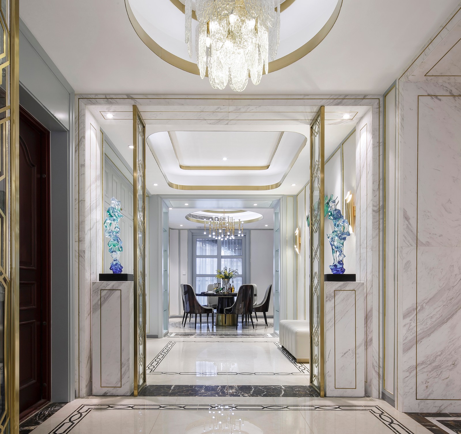 126平方轻奢设计,230平米轻奢设计图