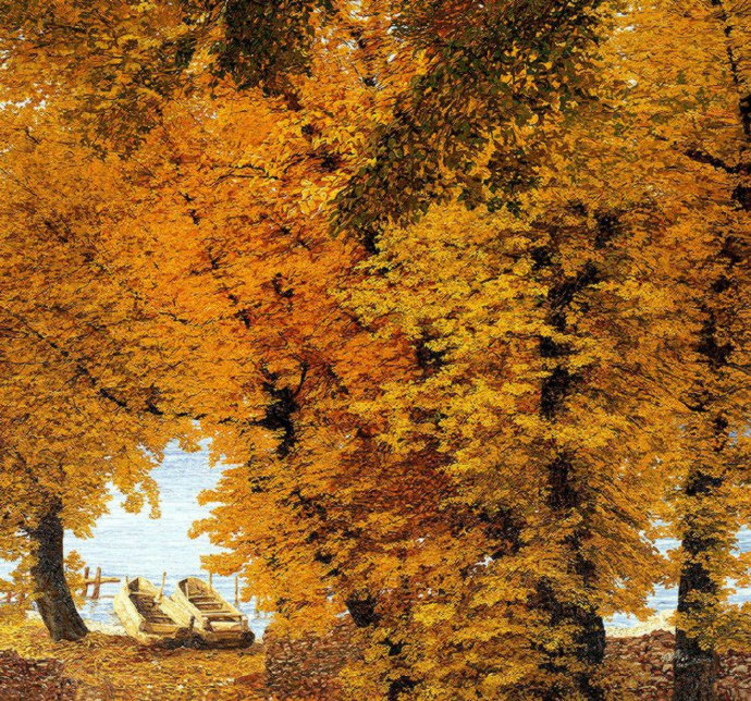 何冠林油画作品大全,何冠霖油画高清大图