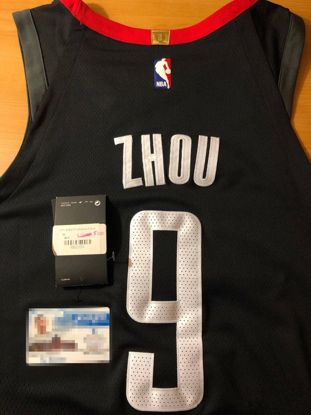 周琦火箭队队服,周琦火箭9号球衣价格